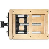 Kaichenyt Schraubstock für Holzarbeiten, Wood Vise 9 Zoll Anti-Dislodgement Holzschraubstock für Maschinenbau und Schweißen Schwere Holzbearbeitung