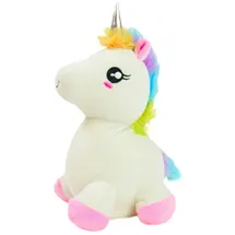 KÖGLER Labertier Einhorn Snowflake, weiß mit Sprachfunktion 20 cm