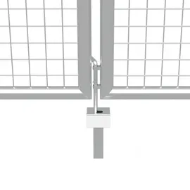 vidaXL Gartentor Verzinkter Stahl 415 x 200 cm