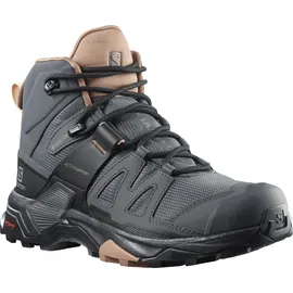 Salomon X Ultra 4 Mid GTX Damen Ebony/Mocha Mousse/Almond Cream 44