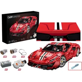 CaDA Bricks Auto Italien Super Car 1:8 CH RTR rot (C61042W)