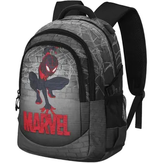 Karactermania Marvel Spiderman Spin Plus Running Rucksack - Grey - One Size