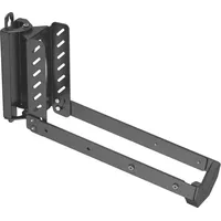 Wiltec Fahrrad Wandhalterung 11,8 x 30,7-34 x 43,8-62,5 cm bis 35 kg faltbare Fahrradaufhängung schwarz