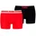 Puma MEN EVERYDAY PLACED LOGO BOXERS 2P rot/schwarz XXL 2er Pack