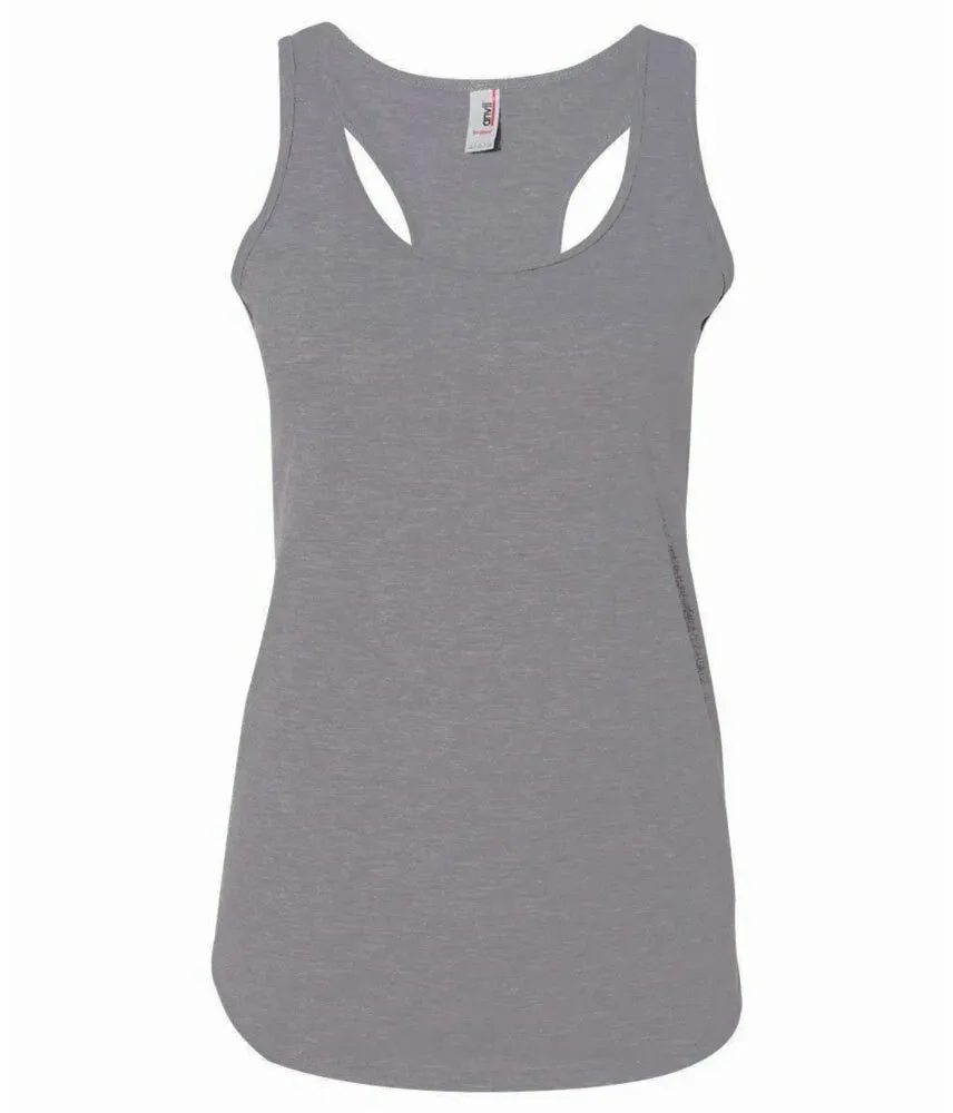 Anvil - Damen Triblend Racerback Tanktop - Heather Graphite / L