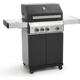 TAINO Gasgrill Black 3+1 93583 