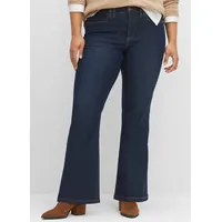 Sheego Bootcut-Jeans in dark blue denim | Gr.: 56
