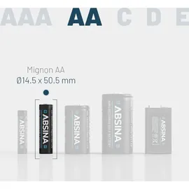Absina Akku AA 2650 mAh 4 St.