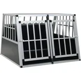 vidaXL Hundetransportbox mit Doppeltür 94 x 88 x 69 cm