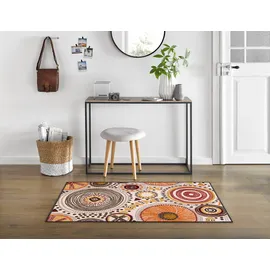 Wash+Dry Fußmatte, Boho Style", 75x120 cm, innen und außen, waschbar,