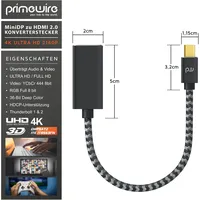 Primewire UHD Adapter, 4k @ 60Hz, Thunderbolt 1 &