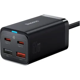 Baseus GaN3 Pro 65 W, schwarzes Ladegerät,