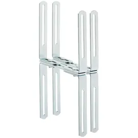 Alba Krapf Blumenkastenhalter H-Form max. 24 cm Breite verzinkt