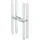 Alba Krapf Blumenkastenhalter H-Form max. 24 cm Breite verzinkt