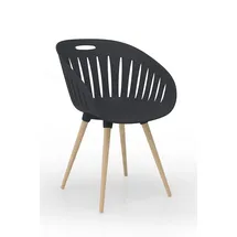 TOPSTAR 2er-Set Besucherstuhl T2023 43 x 43 x 108 cm grau