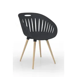 TOPSTAR 2er-Set Besucherstuhl T2023 43 x 43 x 108 cm grau