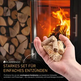 flammingo® Kamin-Anzünder Set 12 kg