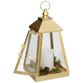 Atmosphera Créateur d'intérieur Kerzenlaterne 32 x 17 cm goldfarben
