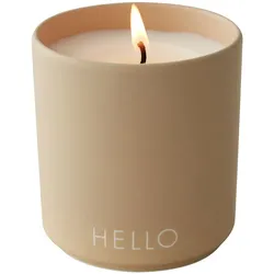 Design Letters - Duftkerze, Hello / beige