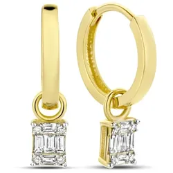 Isabel Bernard Creolen De la Paix Maxime - 585 gold diamant 0.18 karat 14 Karat Gold Damen 