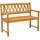vidaXL Gartenbank 110 x 55,5 x 90 cm Braun