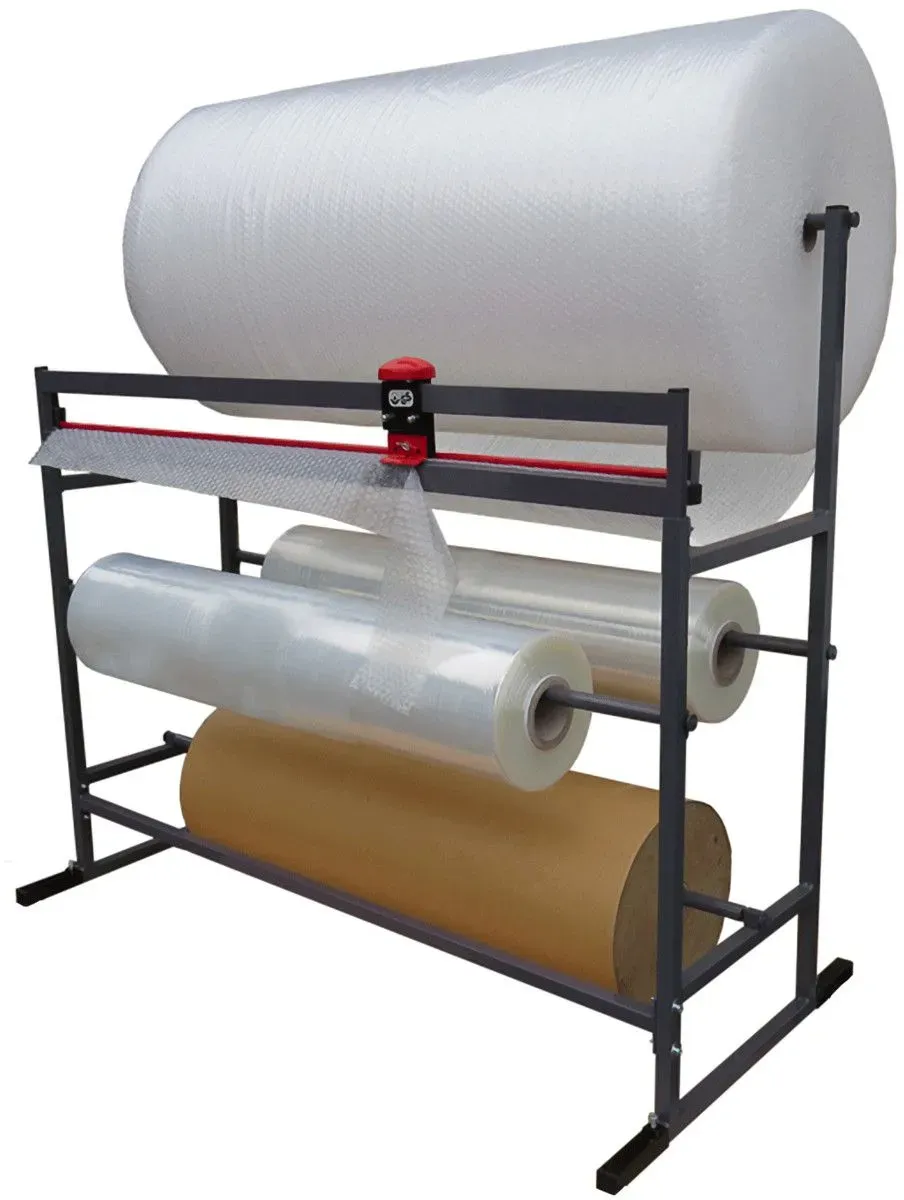 Vierfach Schneidständer für 4 Rollen, 1 Schneidvorrichtung, feststehend, 150cm