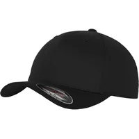 Flexfit Wooly Combed Cap schwarz S/M