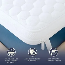 The White Stone Topper 180 x 200 cm H2 Memory Foam