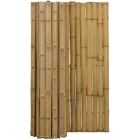 DE-COmmerce® Sichtschutz aus Bambus BARU Halbschalenzaun Gartenzaun Windschutz Zaun Bambusmatte Nature (HxB) 100 cm x 180 cm