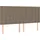 vidaXL Boxspringbett 180 x 200 cm Taupe