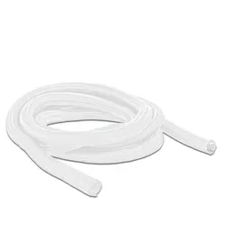 Delock Geflechtschlauch selbstschließend 2 m x 19 mm weiß