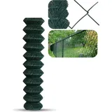 Vago-Tools Maschendrahtzaun Zaun Gartenzaun 60x60 mm Maschinengeflecht - Grün