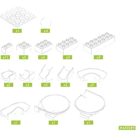 HUBELINO Trichter Erweiterung 44-tlg. 420589