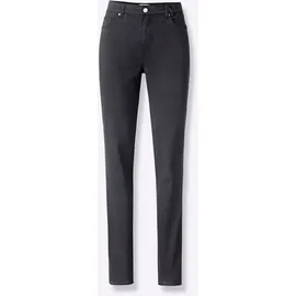 Casual Looks 5-Pocket-Hose CASUAL LOOKS, Damen, Gr. 42, Normalgrößen, schwarz, 97% Baumwolle, 3% Elasthan, unifarben, Hosen 5-Pocket-Hose