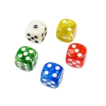 Philos 7362 - Würfel, 16 mm pearl, 50 Stück