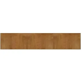 vidaXL Teppich, Rechteckig Braun 60x300 cm Bambus