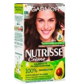 Garnier Nutrisse Haarfarbe 6N natürliches dunkelblond 1 Stück