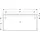 Geberit Option Basic Beleuchtung oben, 140x70cm