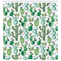 ABAKUHAUS Duschvorhang 175 x 220 cm lime green pale