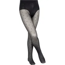 Falke Kinder Strumpfhose Romantic Dot 13501-3009 122-128 - Black - 122-128