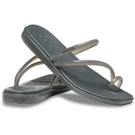 Crocs Miami Toe Loop Carbon Jelly 38