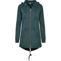 URBAN CLASSICS Ladies Sweat Parka Bottlegrün S