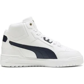 Puma Shuffle Downtown Mid Herren Weite M Weiß/Blau/Gold 48