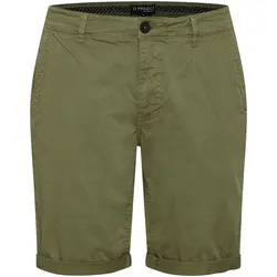Chinoshorts 11 PROJECT "Chinoshorts PRSiljan", Herren, Gr. L, N-Gr, grün (loden grün), Obermaterial: 97% Baumwolle CO. 3% Elasthan EL., Hosen Chinoshorts