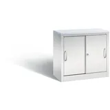 C+P CP-Möbel Schiebetürenschrank Acurado C2000, Metall, abschließbar, 80 x 72 x 40cm, lichtgrau