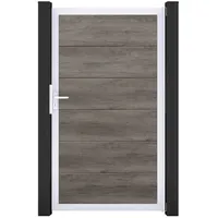 GROJA Gartentor 100 x 180 cm Monument Oak/Kunststoff