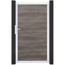 GROJA Gartentor 100 x 180 cm Monument Oak/Kunststoff