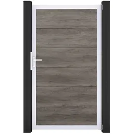 GROJA Gartentor 100 x 180 cm Monument Oak/Kunststoff