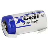 XCell Photobatterie CR123A Lithium 3V 1550mAh U-Lötfahne