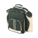 The Greenfield Collection BPD2DGH Deluxe Zwei Personen Luxus Picknick Rucksack Grün 2 Personen, Grün